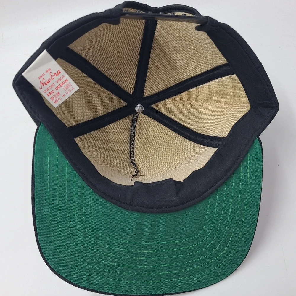 Vintage Pittsburgh Steelers Hat Snapback New Era Black Yellow NFL Foam USA Men